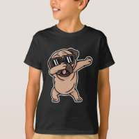 Good Mood Pug with Sunglasses Dabbing