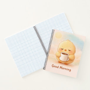 Good Morning Alma Chick Cute Journal Notebook