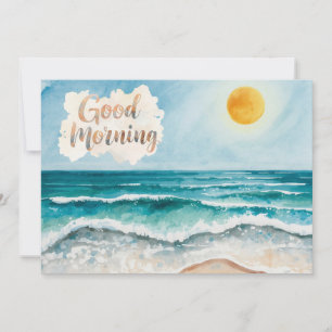 Good Morning Beach Life Invitation