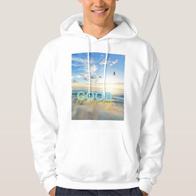Good Morning Blue Sky Hoodie (Front)