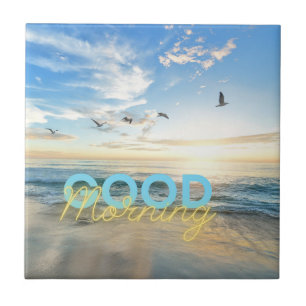 Good Morning Blue Sky Tile
