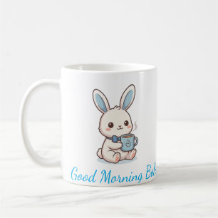 ​Good Morning Bobo Bunny Coffee Mug - Cute Kawaii 