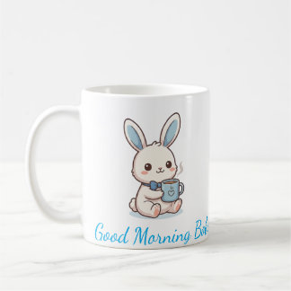 Good Morning Bobo Bunny Coffee Mug - Cute Kawaii