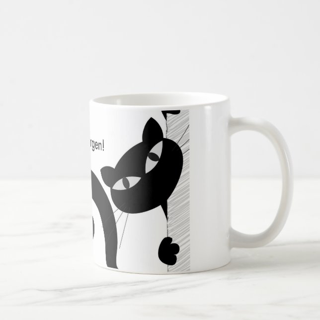 "Good morning" breakfast cup with logo (Right)