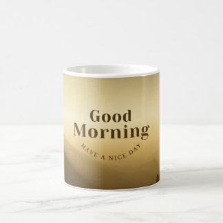 good morning coffee mug