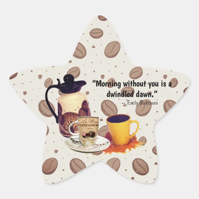 Good Morning Coffee Sticker (Front)