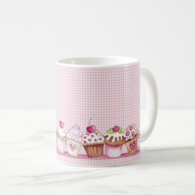 Good Morning Cupcake Coffee Mug (Front Right)