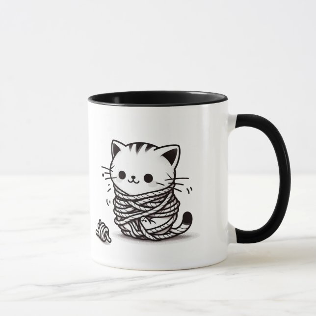 Good morning customisable shibari mug (Right)