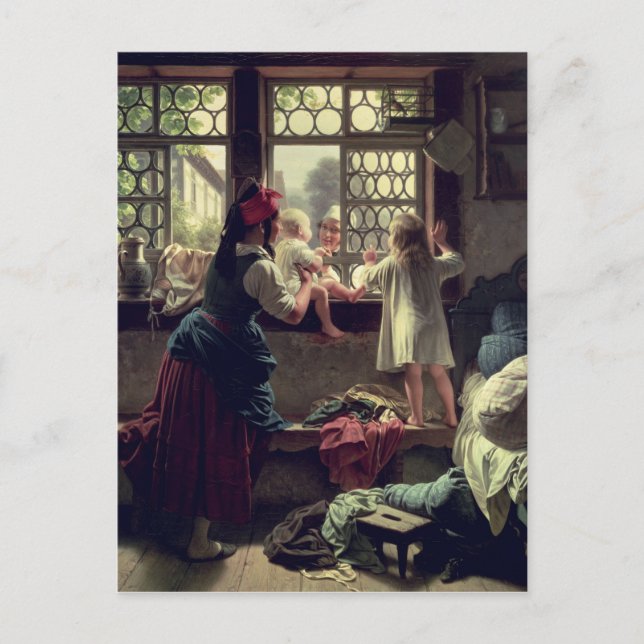 Good Morning, Dear Father Postcard (Front)