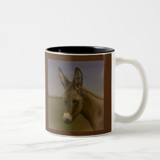 Good Morning Donkey Two-Tone Coffee Mug