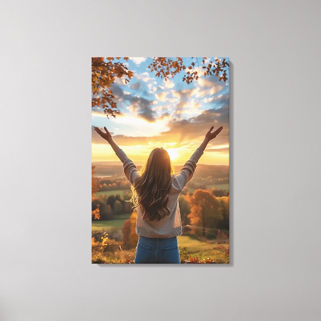 Good Morning Fall Canvas Print (Front)
