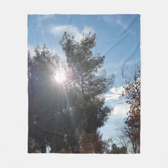 Good Morning Fleece Blanket (Front)