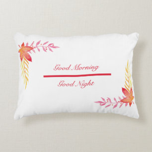 Good Morning & Good Night Accent Pillow