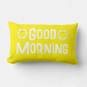 Good Morning Good Night Reversible Boho Lumbar Cushion