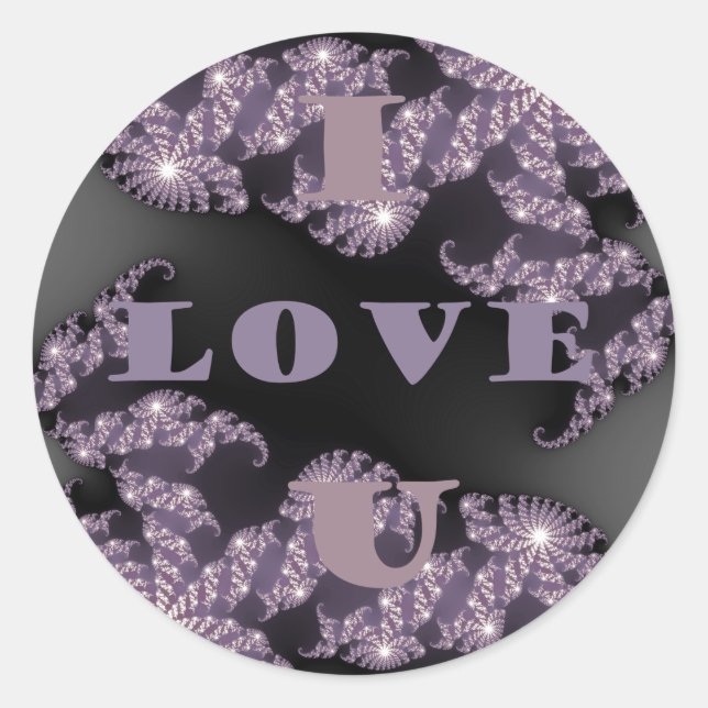 Good Morning I Love You.png Classic Round Sticker (Front)