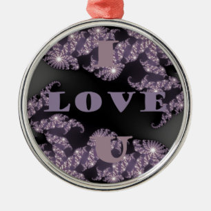 Good Morning I Love You.png Metal Tree Decoration