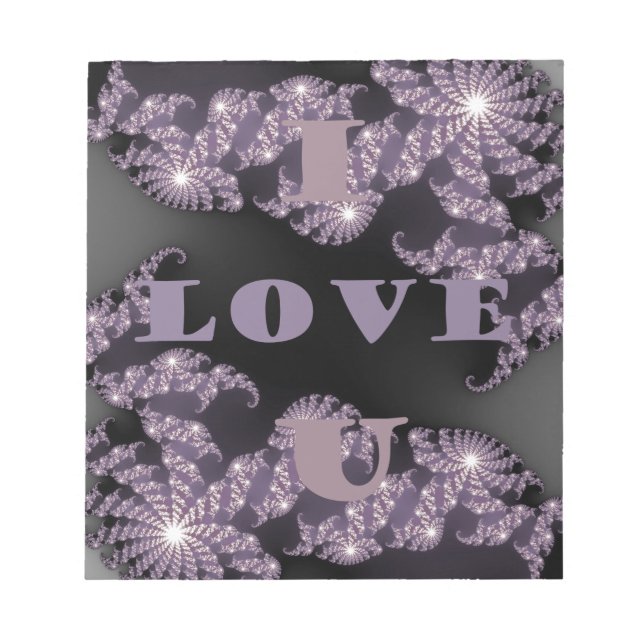 Good Morning I Love You.png Notepad (Front)