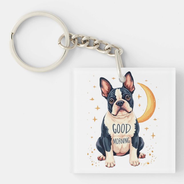 Good Morning  Key Ring (Front)