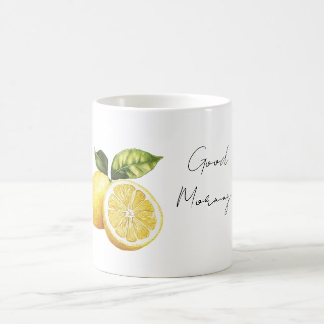 Good Morning Lemons Coffee Mug (Center)