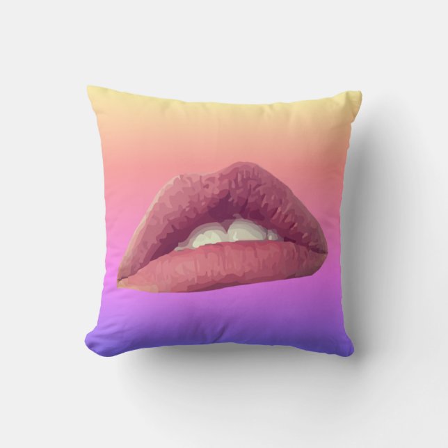 Good morning Love Throw Cushion (Front)