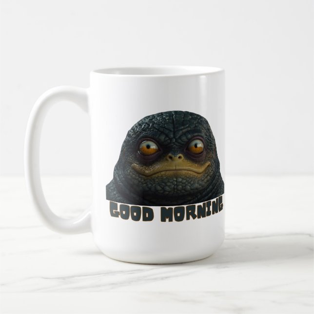 Good Morning Mystical Beasts Brew Coffee Mug (Left)