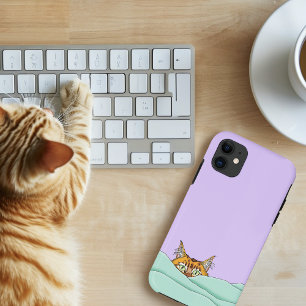 Good Morning Orange Cat Funny Case-Mate iPhone Case