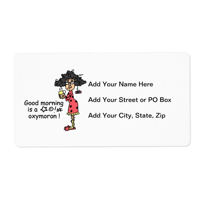 Good Morning Oxymoron (Front)