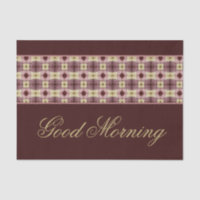 Good Morning Paper Place Mat 25 Piece Set
