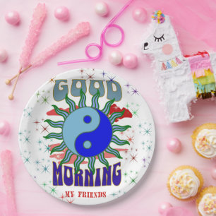 GOOD MORNING , PAPER PLATE