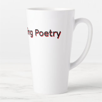 Good Morning Poetry Latte Mug
