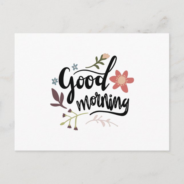 Good morning postcard (Front)