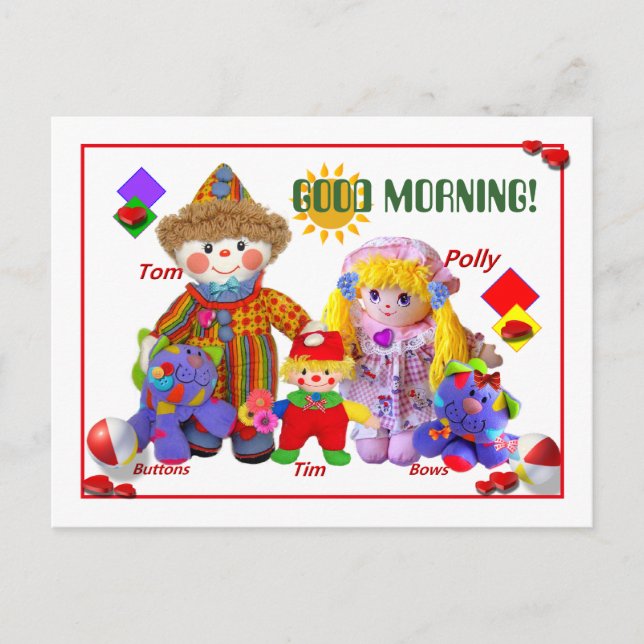 GOOD MORNING! Postcard (Front)