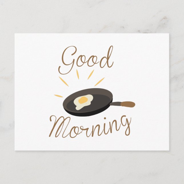 Good Morning Postcard (Front)