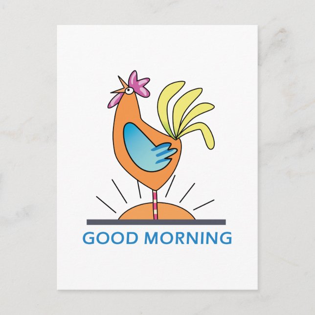 Good Morning Postcard (Front)