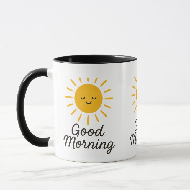 Good Morning smile Mug (Left)
