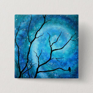 Good Morning Starshine 15 Cm Square Badge