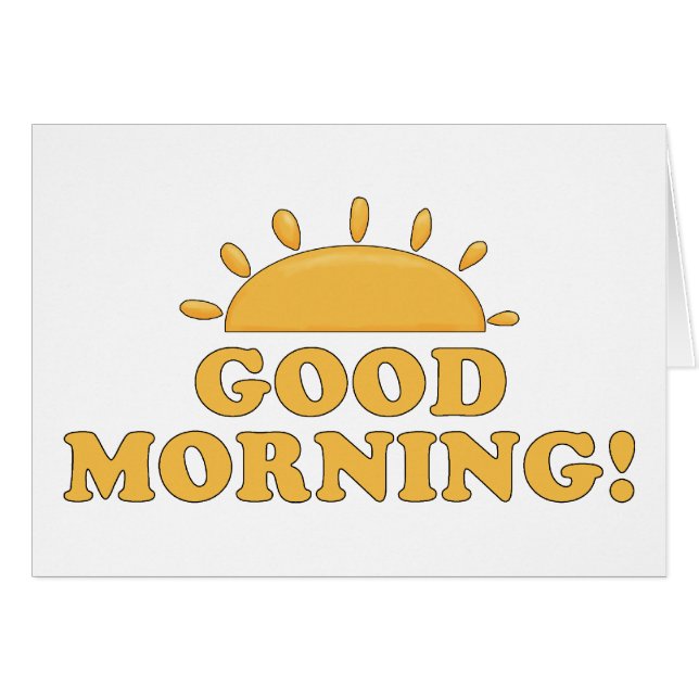 Good Morning Sun (Front Horizontal)