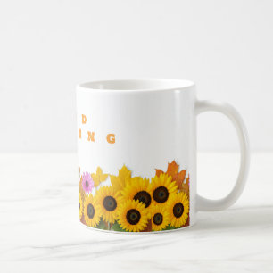 Good Morning Sunflower Ceramic Mug - Bright Start
