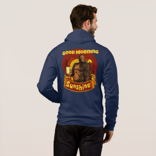 Good Morning Sunshine Bigfoot Coffee Humour Art Hoodie