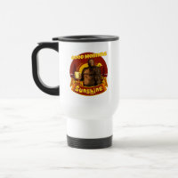 Good Morning Sunshine Bigfoot Coffee Humour Art