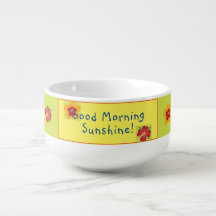 Good Morning Sunshine Colourful Flowered Cereal 