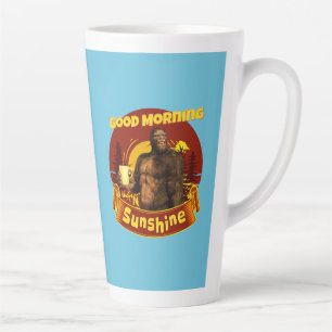 Good Morning Sunshine Funny Bigfoot Latte Mug
