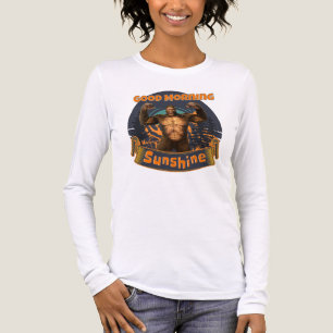 Good Morning Sunshine Funny Bigfoot Tri-Blend Shirt