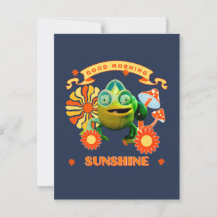 Good Morning Sunshine Funny Chameleon Postcard