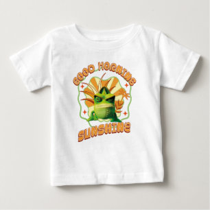 Good Morning Sunshine Funny Grumpy Chameleon Baby T-Shirt