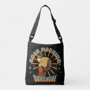Good Morning Sunshine Funny Rooster Crossbody Bag