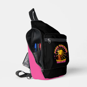 Good Morning Sunshine Funny Rooster Sling Bag
