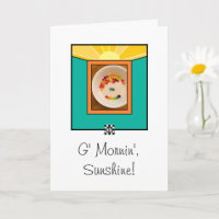 Good Morning, Sunshine greeting card