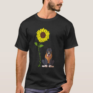 Good Morning Sunshine Love My Pitbull Dog Mum T-Shirt