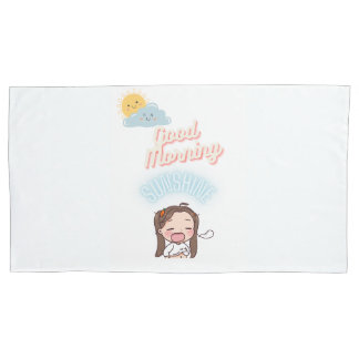 Good Morning Sunshine pillow case